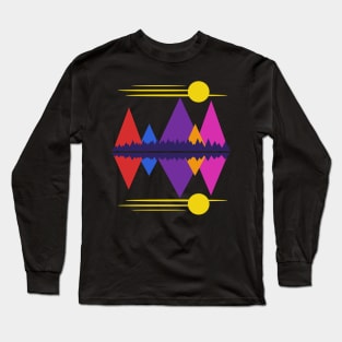 Moon Over The Mountains #5 Long Sleeve T-Shirt